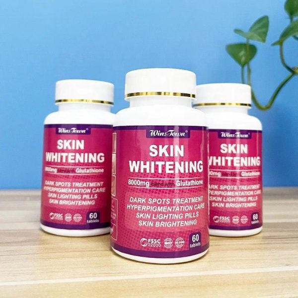 Skin whitening pills